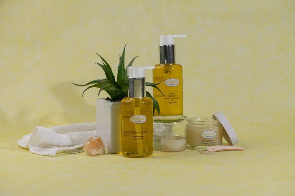 Citrine Skincare products are carefully formulated to soothe and nourish your skin, replacing the natural oils lost when washing and showering.