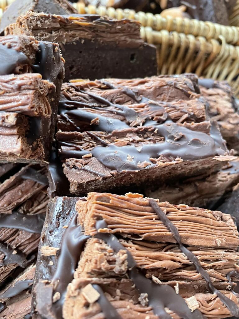 We are a small family buisness making lovely chocolate brownies