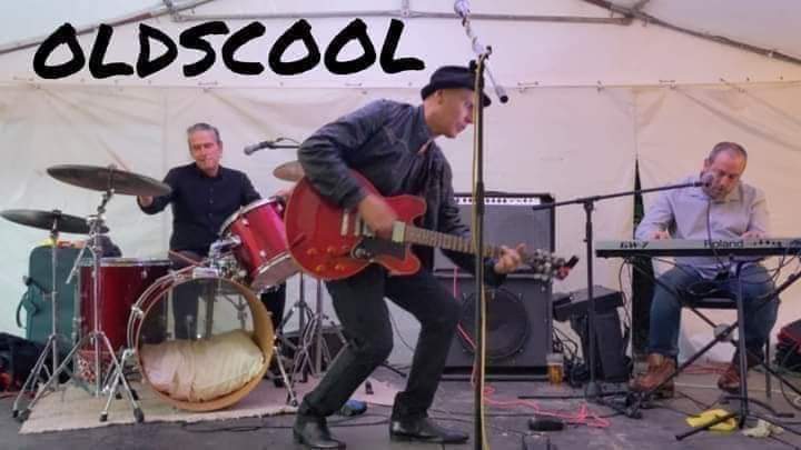 Oldscool are an exciting three piece band playing a varied set of classic rock n roll, indie, pop, ska and singalong anthems.